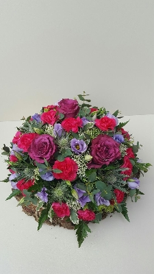 Loose Funeral Posy   Rose & Carnation