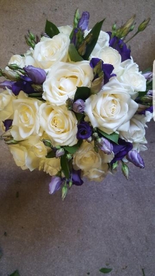 Brides hand tied bouquets