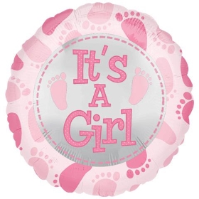 It's a Girl Helium Balloon