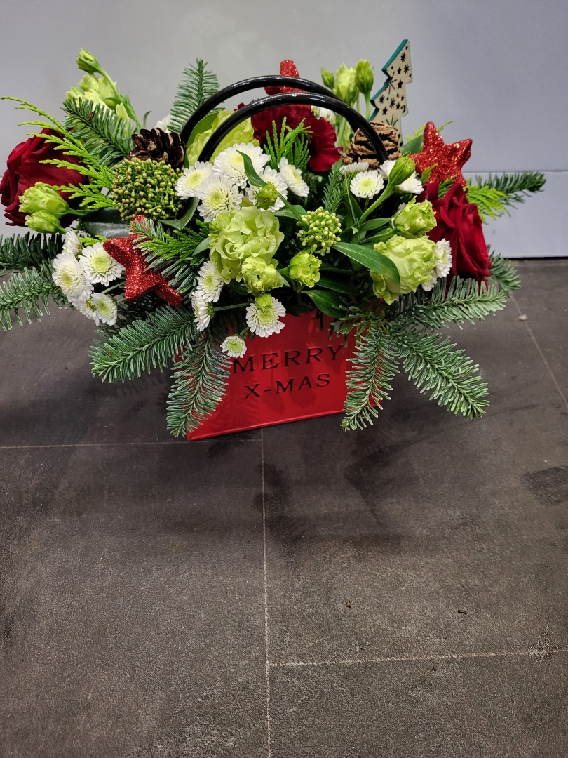 Merry Xmas Bag Arrangment