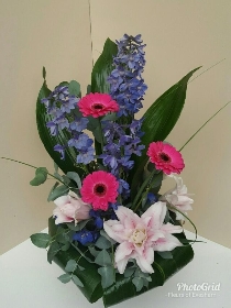 Delphinium Modern Arrangement