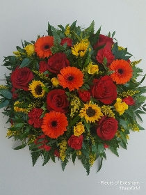 Red, Orange and Yellow Posy