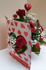 Valentines Flower Card